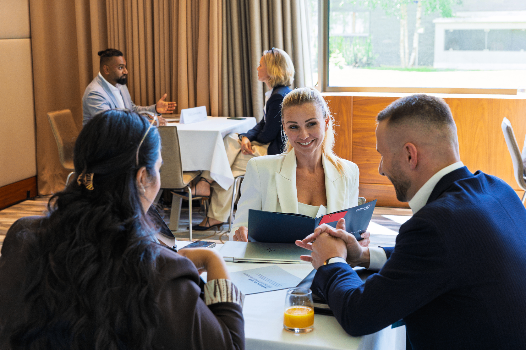 Direktgespräch an einem Richmond Events Forum
